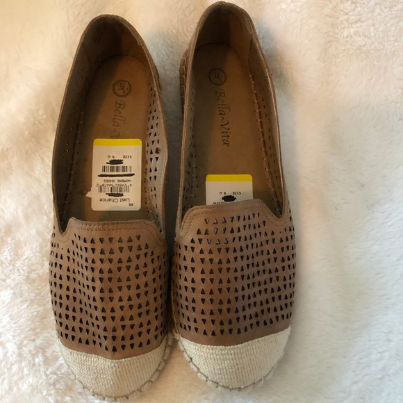 Bella Vita Shoes - BELLA VITA Channing Cutout Espadrille Loafer Shoes